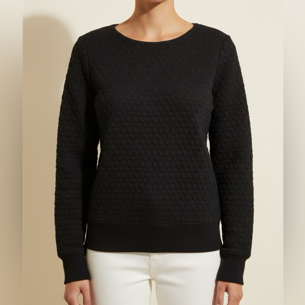 GAP Black Patterned Women's Sweater
